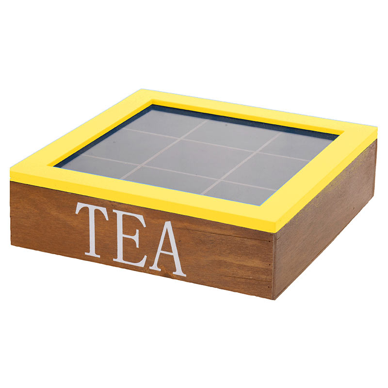 Teekiste Teebox Teedose Box Tee Kiste Teebeutel-Box Teekasten Tee-Beutel-Kiste - Foto 3 di 5