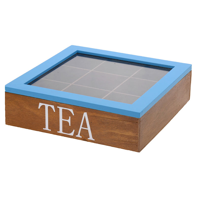 Teekiste Teebox Teedose Box Tee Kiste Teebeutel-Box Teekasten Tee-Beutel-Kiste - Foto 5 di 5