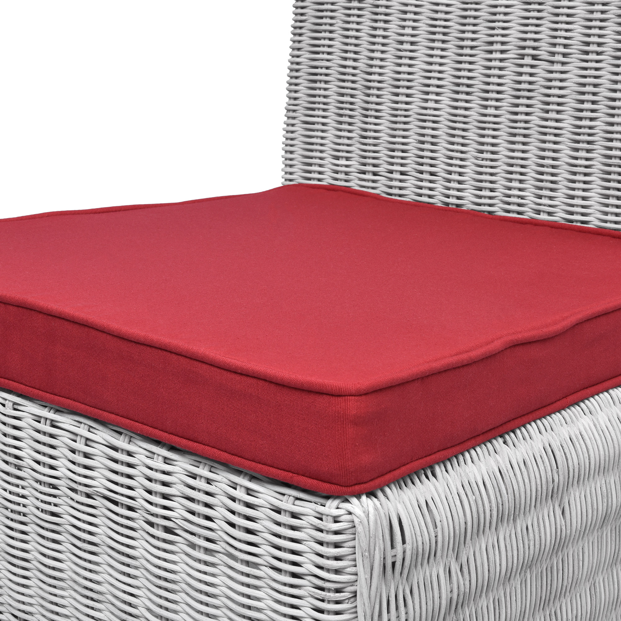 Stuhlkissen 4er Set Rattan Sitzkissen Sitzauflage Bodenkissen Kissen