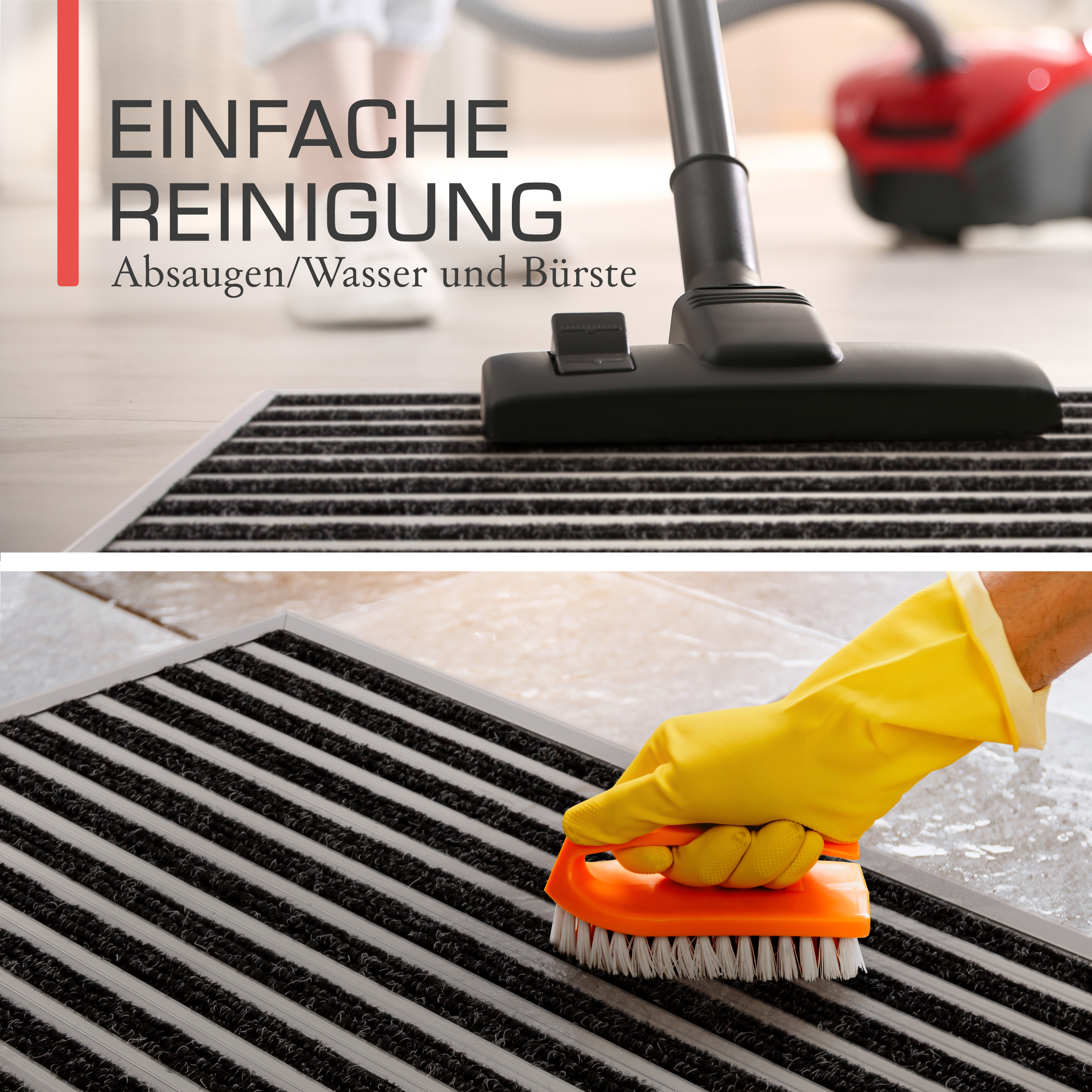 Metal Lounge Fußmatte – Rutschfeste Schmutzmatte 60x40 Cm Als Türabstreifer Für Eingangsbereich
