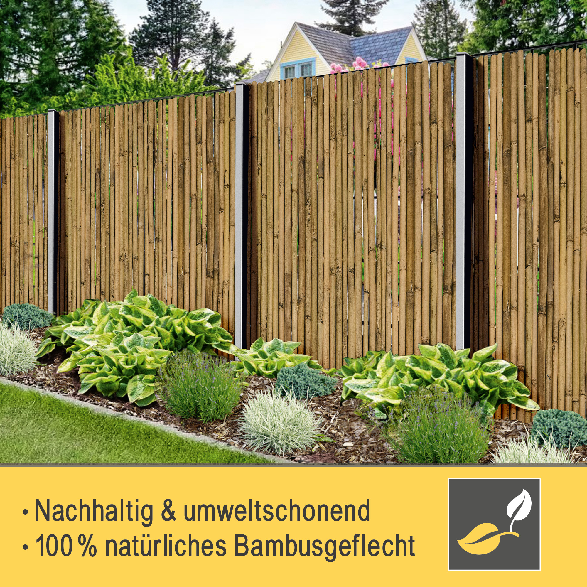 Bambus Sichtschutz Zaun Windschutz Zaunblende Sichtschutzzaun  Sichtschutzmatte | eBay.de