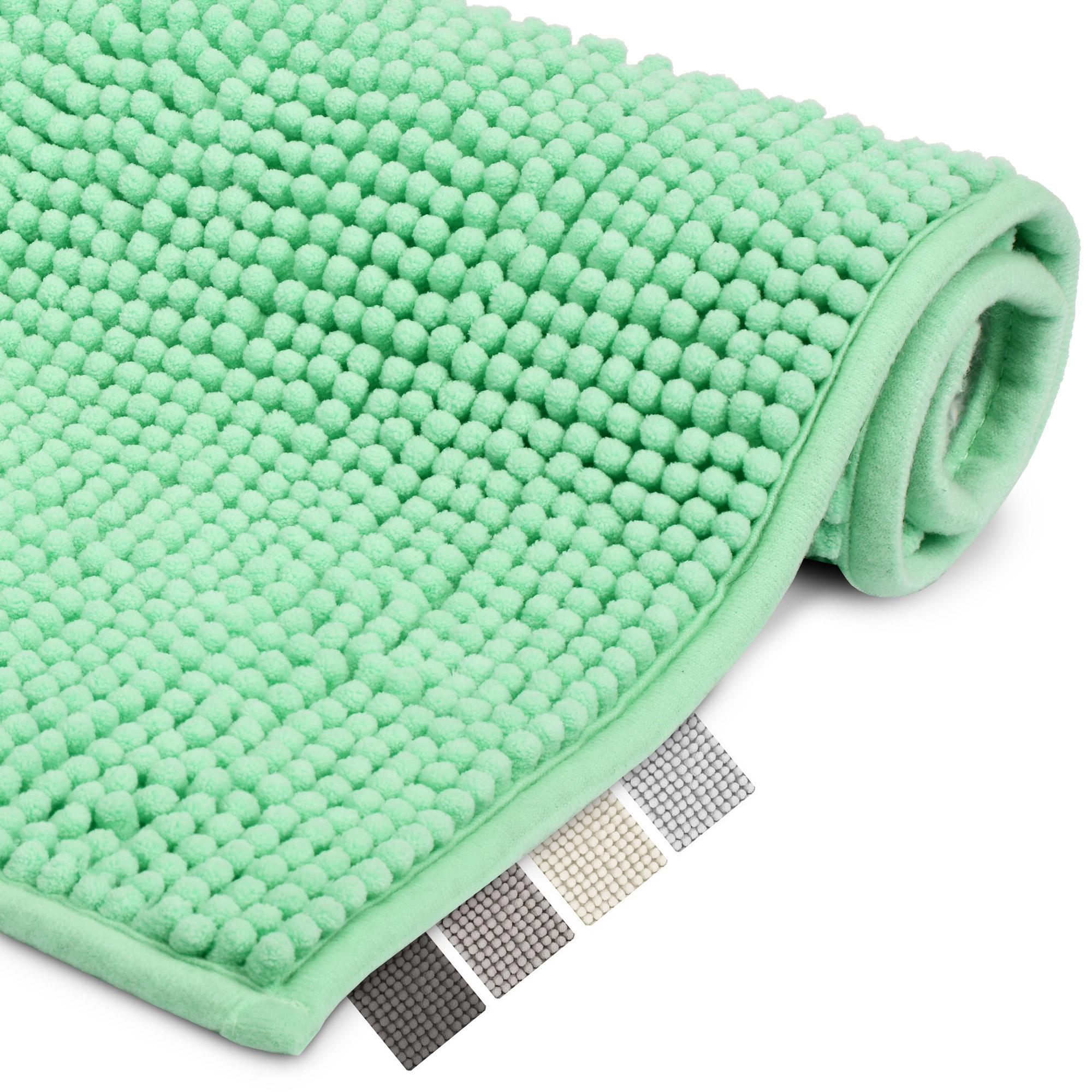 Badematte Badteppich Badvorleger Duschvorleger Teppich Badeteppich Badezimmer WC - Bild 17 von 17